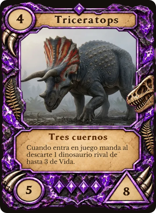 Carta de Triceratops
